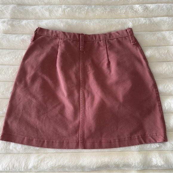 NWT-Urban Renewal vintage Mauve pink Denim Skirt-Sz S - Picture 4 of 5